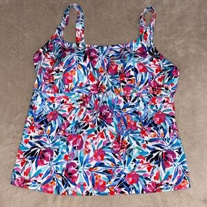 Swimsuits For All Multicolor Floral Swim Camisole